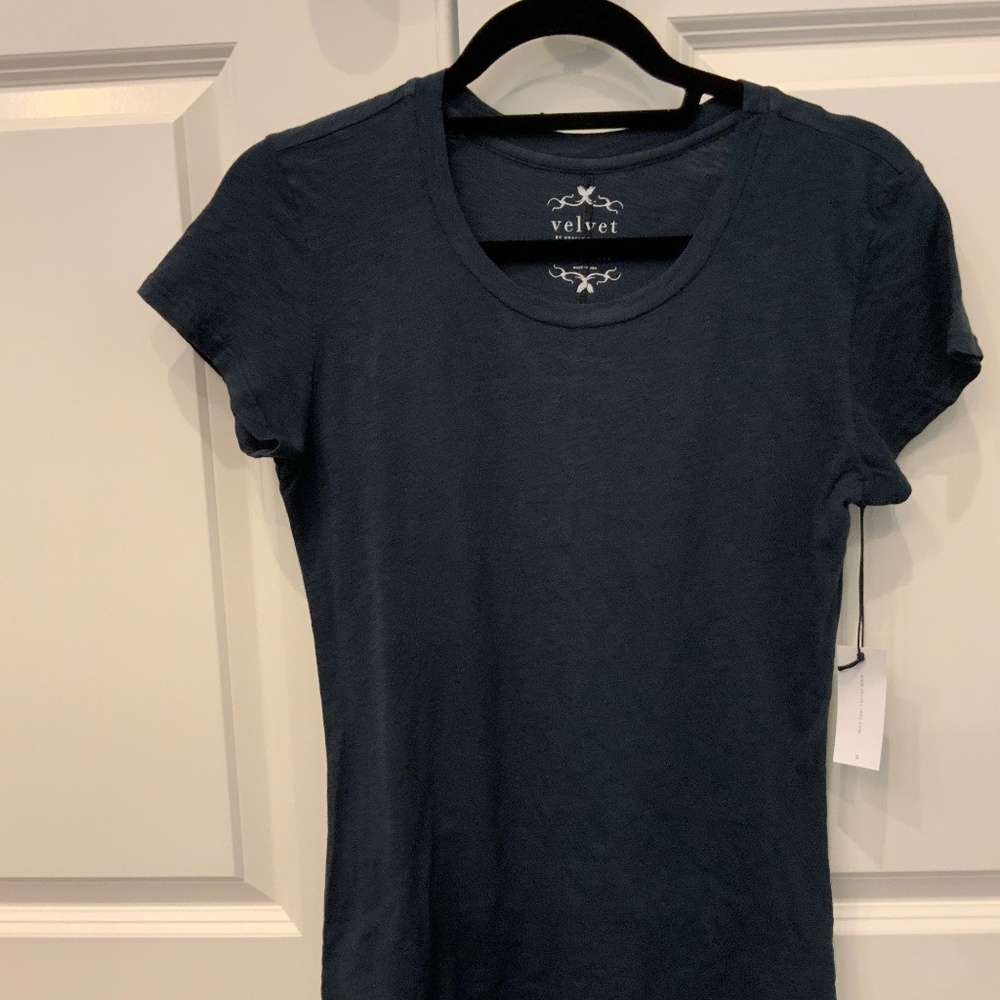 Velvet TILLY ORIGINAL SLUB CREW NECK TEE - NWT